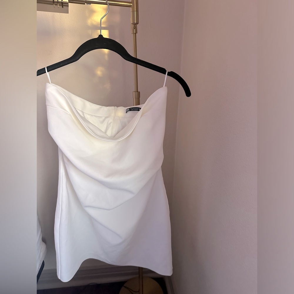 Zara White Dress